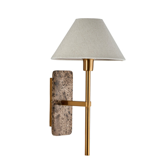 Faro Wall Light Dark Brown Emperador Marble – Brown