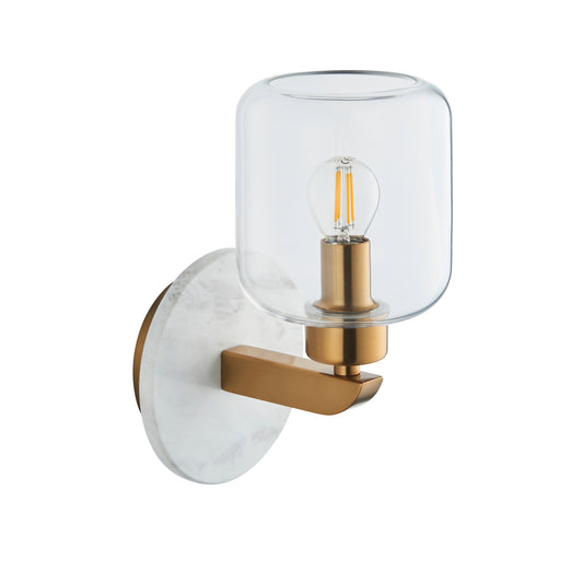 Travi Wall Light White Volakas Marble – White