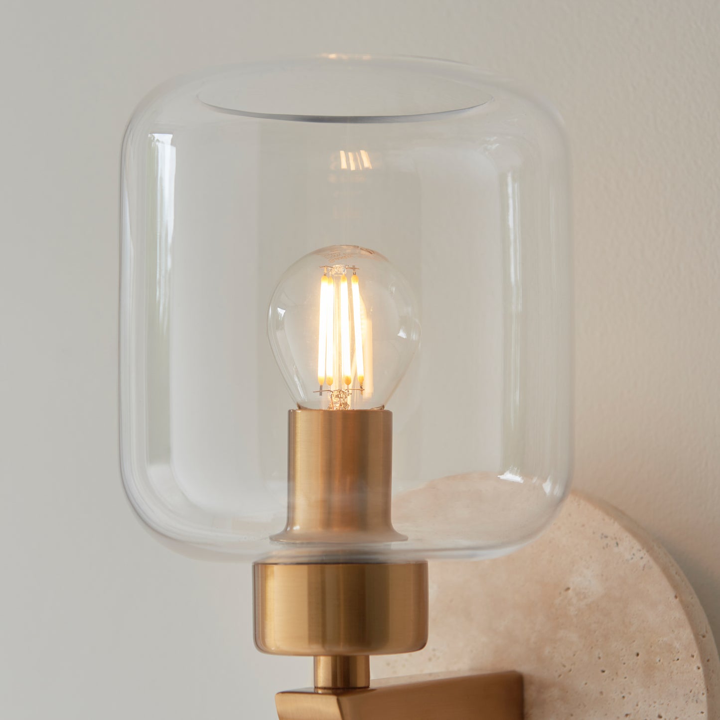 Travi Wall Light Natural Travertine – Natural