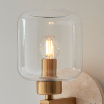Travi Wall Light Natural Travertine – Natural