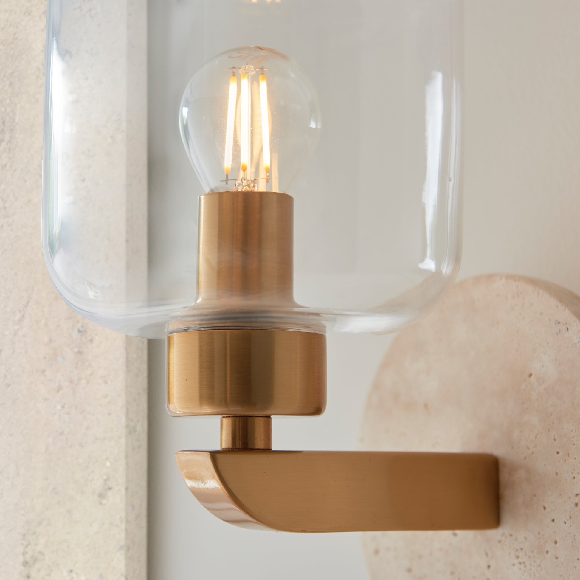 Travi Wall Light Natural Travertine – Natural