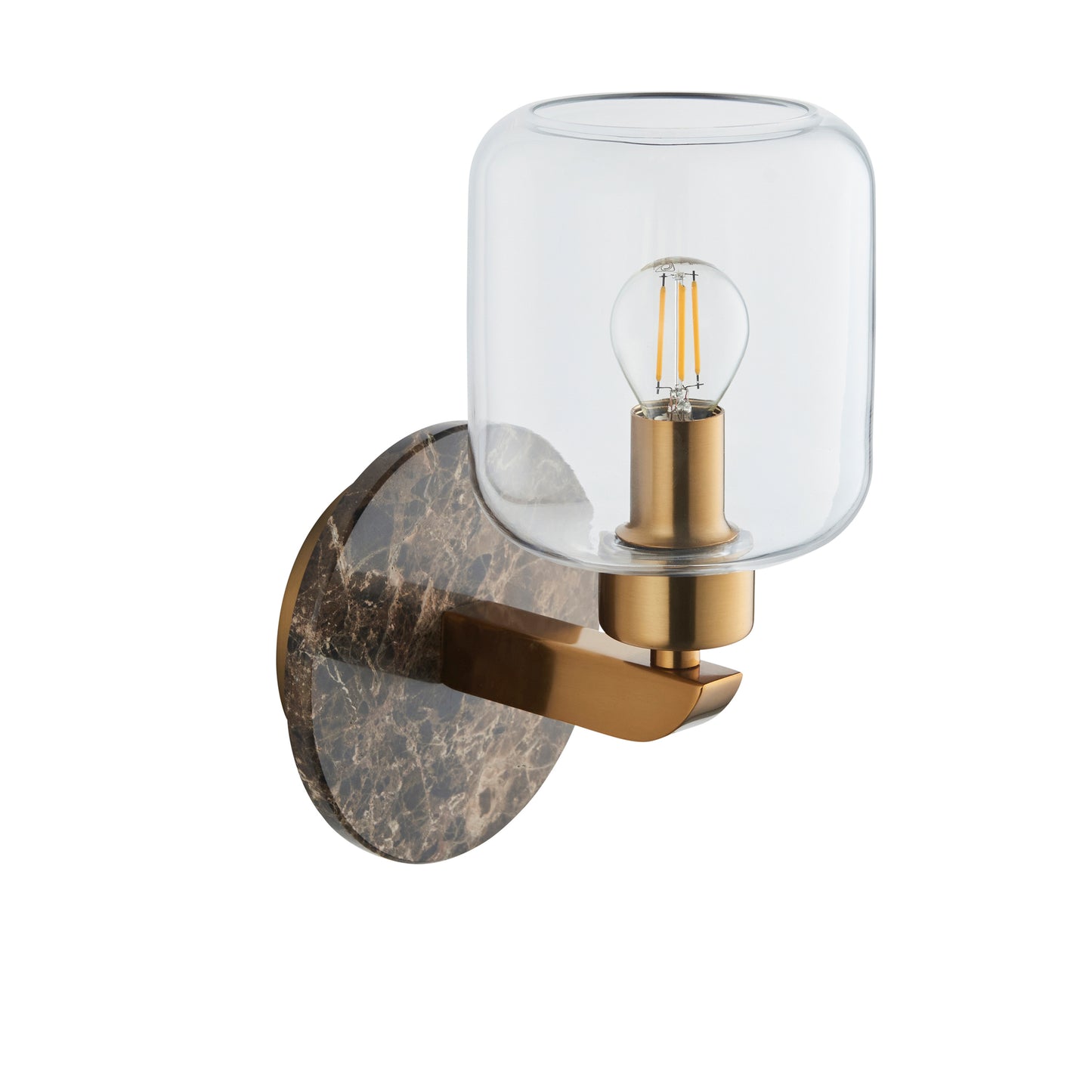 Travi Wall Light Dark Brown Emperador Marble – Brown
