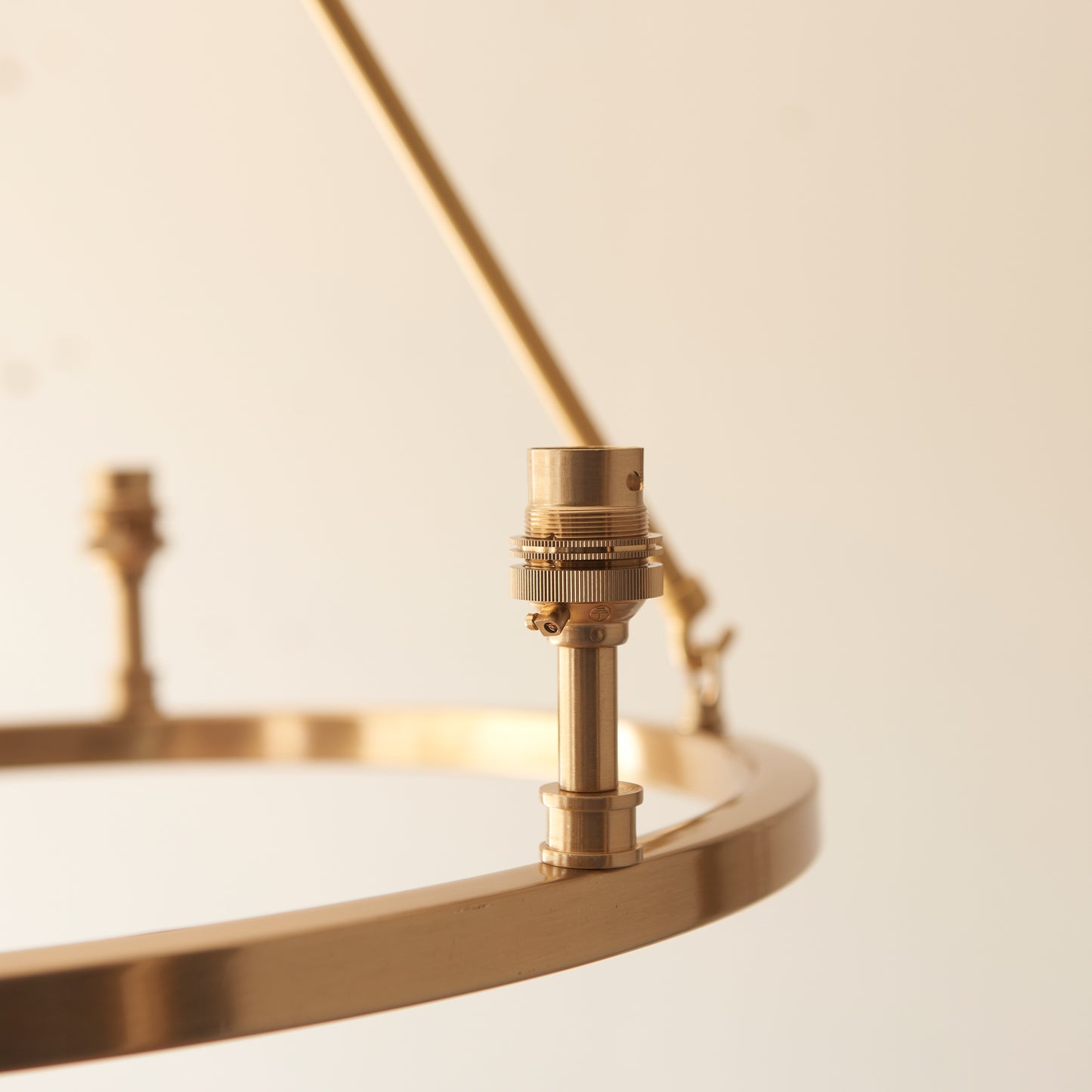 Chester 3 Pendant Light Fitting Aged Brass – Brass