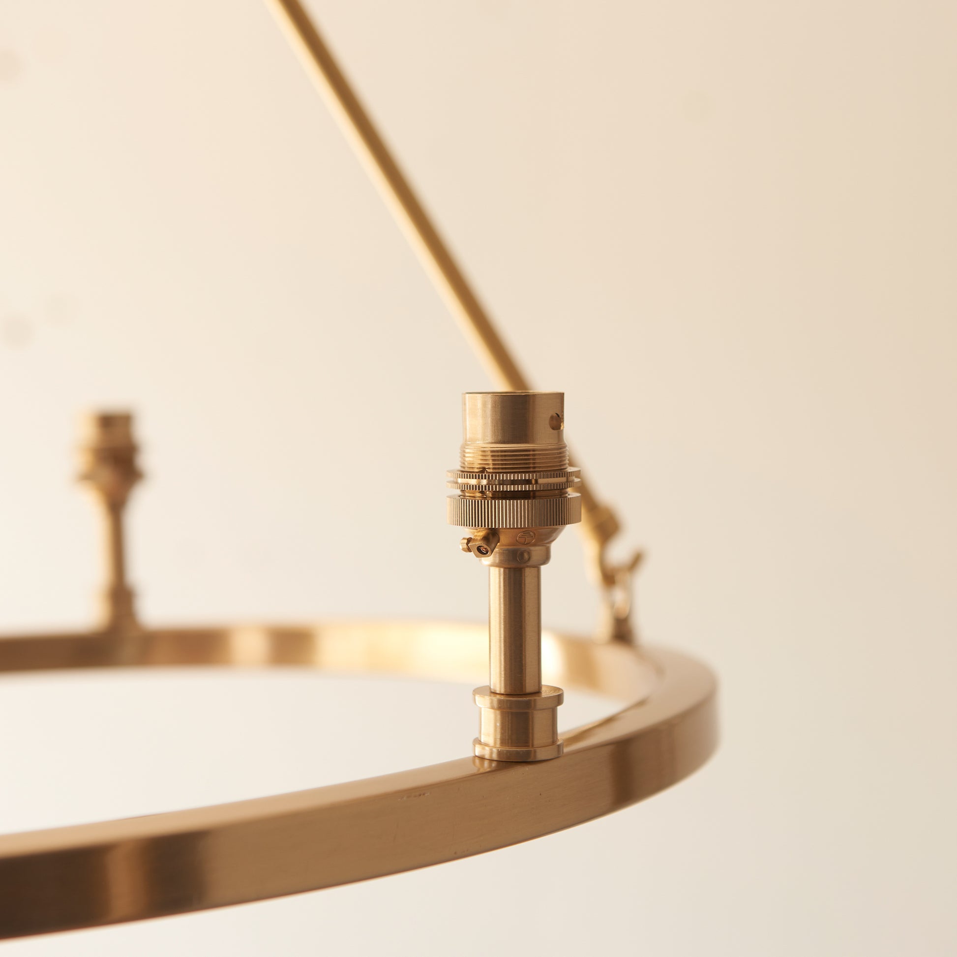 Chester 3 Pendant Light Fitting Aged Brass – Brass