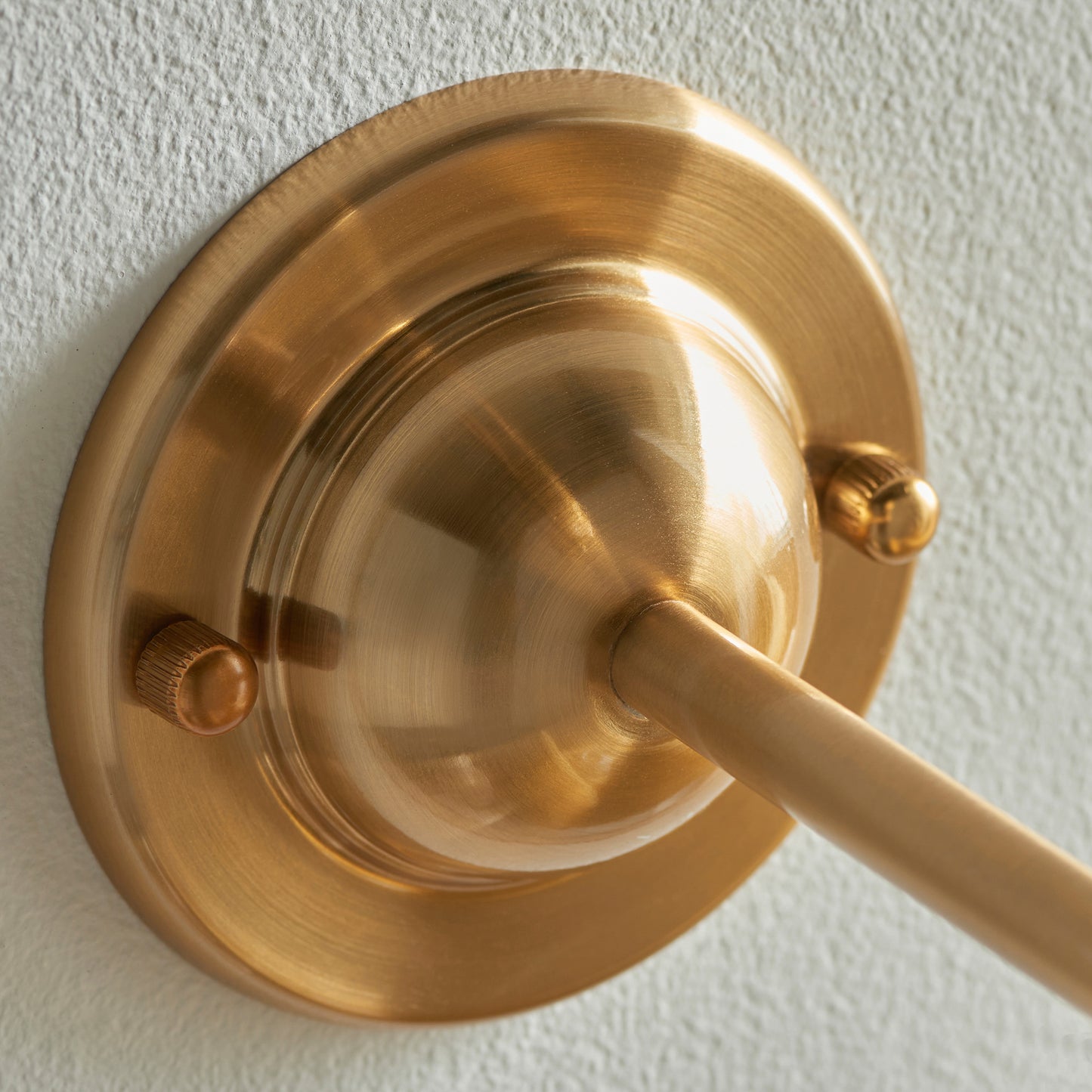 Dome Arc 1 Wall Light Fitting Brushed Aged Brass – Brass