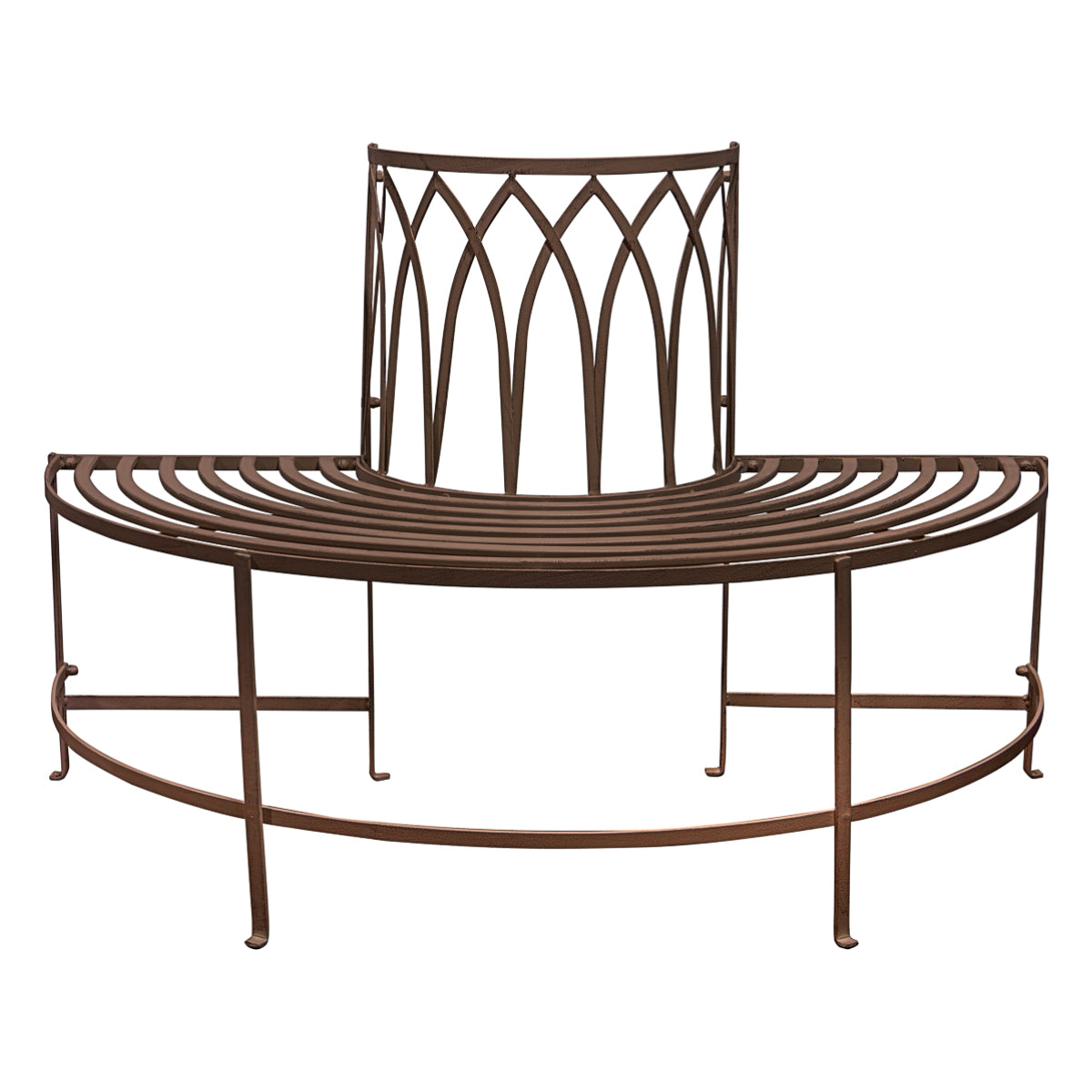 Alberoni Outdoor Tree Bench Seat Ember – Brown