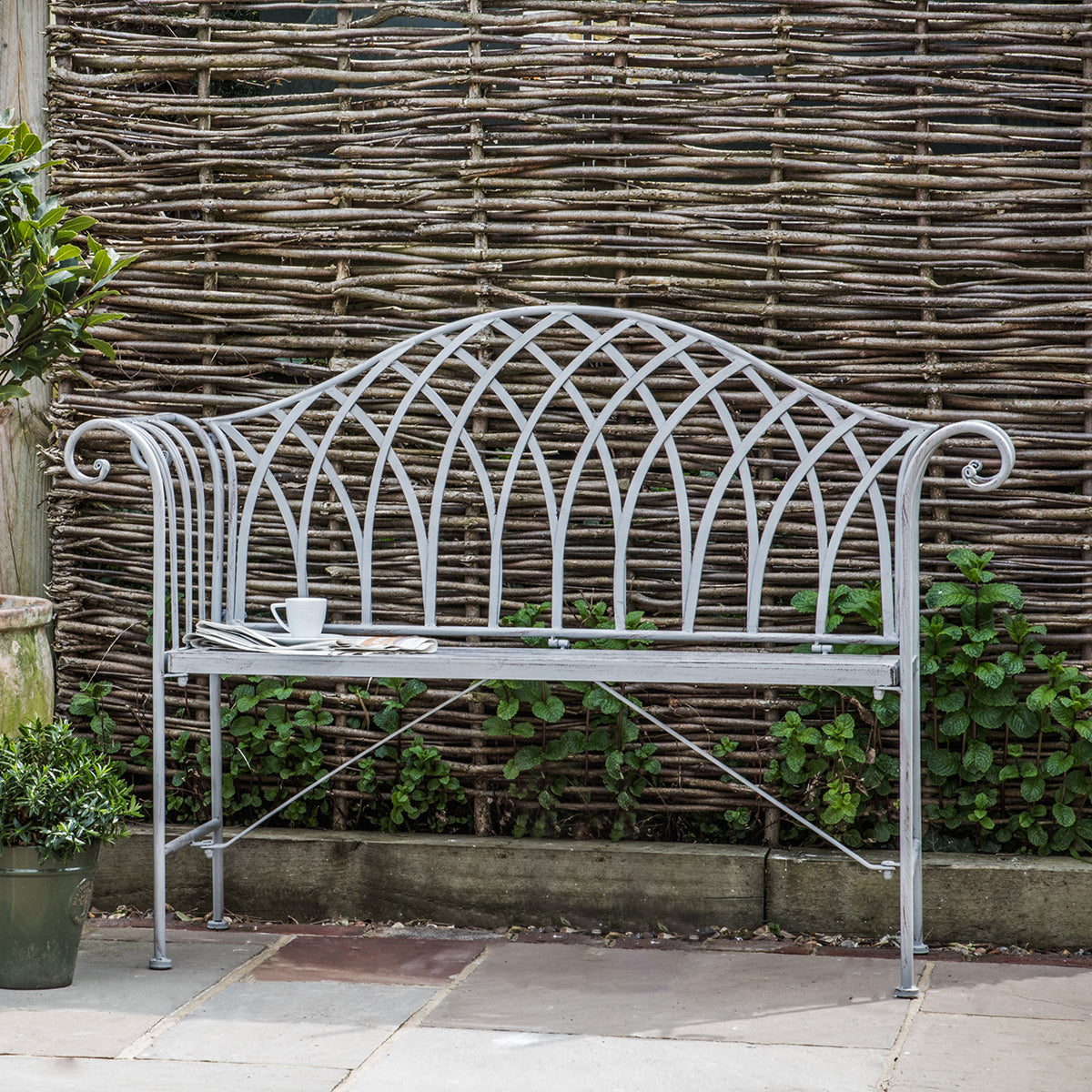 Duchess Outdoor Bench Estate – Grey