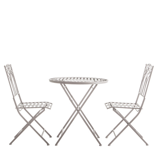 Burano Outdoor Bistro Set Gatehouse – White