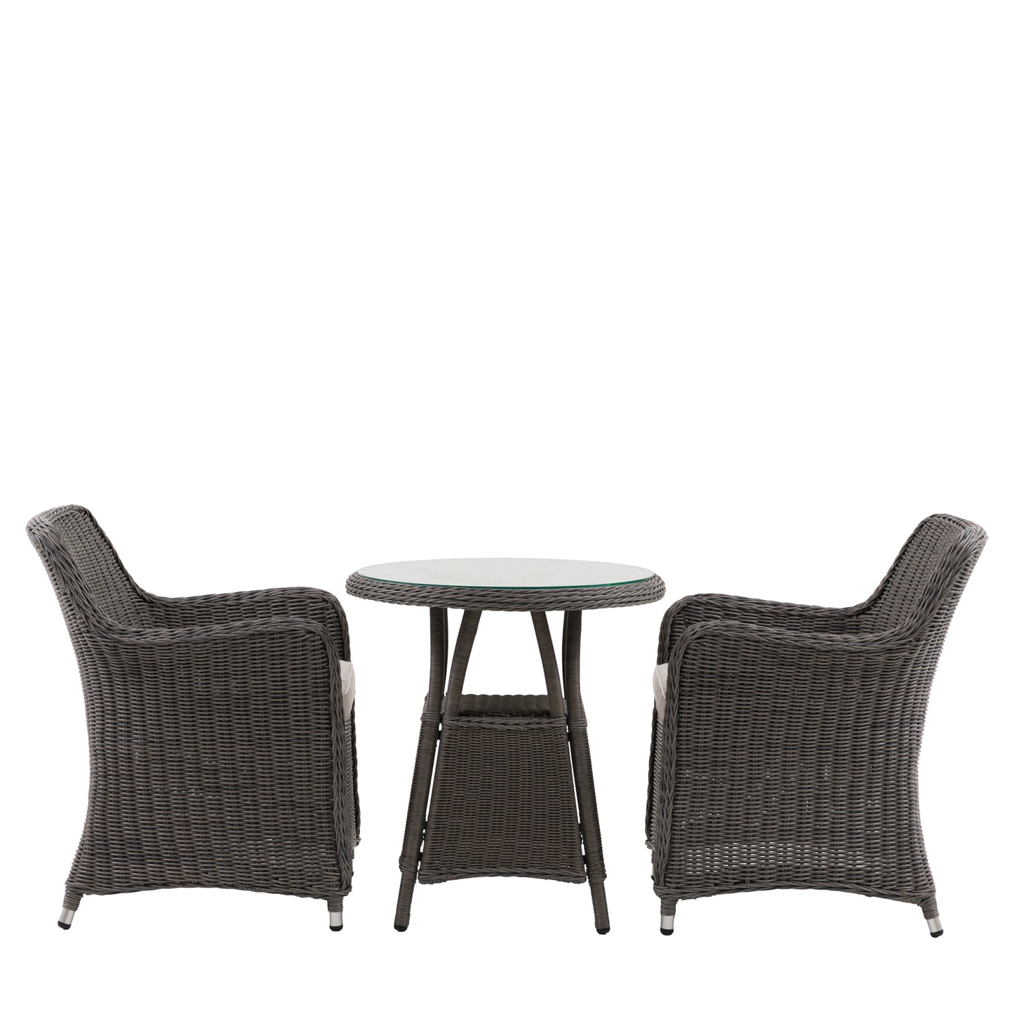 Ascot Bistro Set – Grey