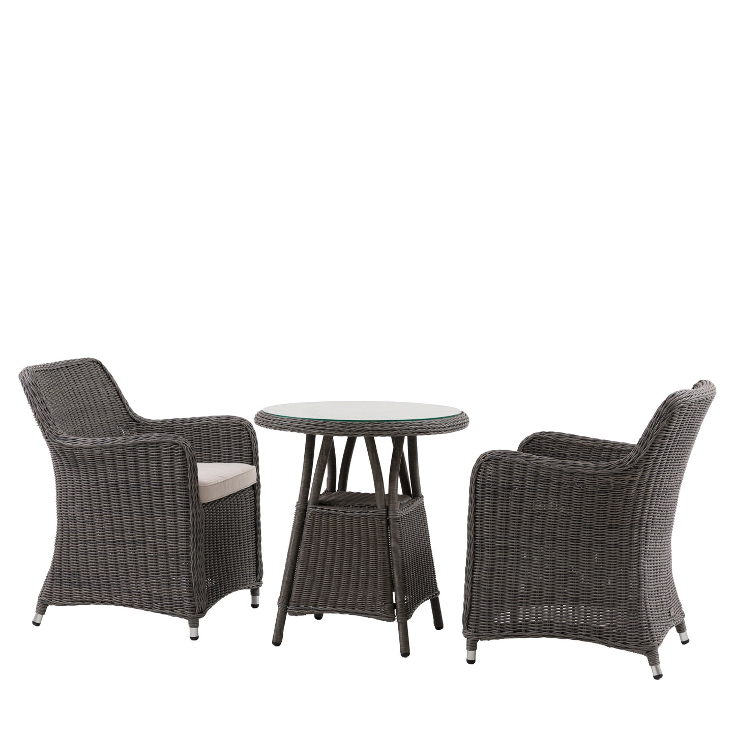 Ascot Bistro Set – Grey