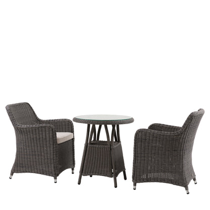 Ascot Bistro Set – Grey