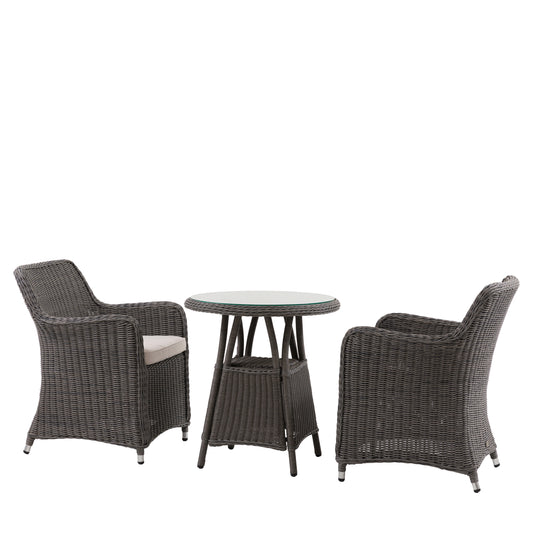 Ascot Bistro Set – Grey