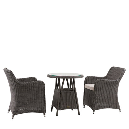 Ascot Bistro Set – Grey