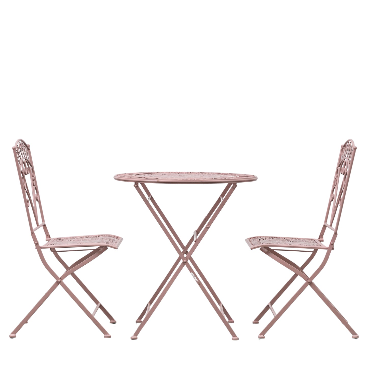 Brindisi 2 Seater Bistro Set Pink