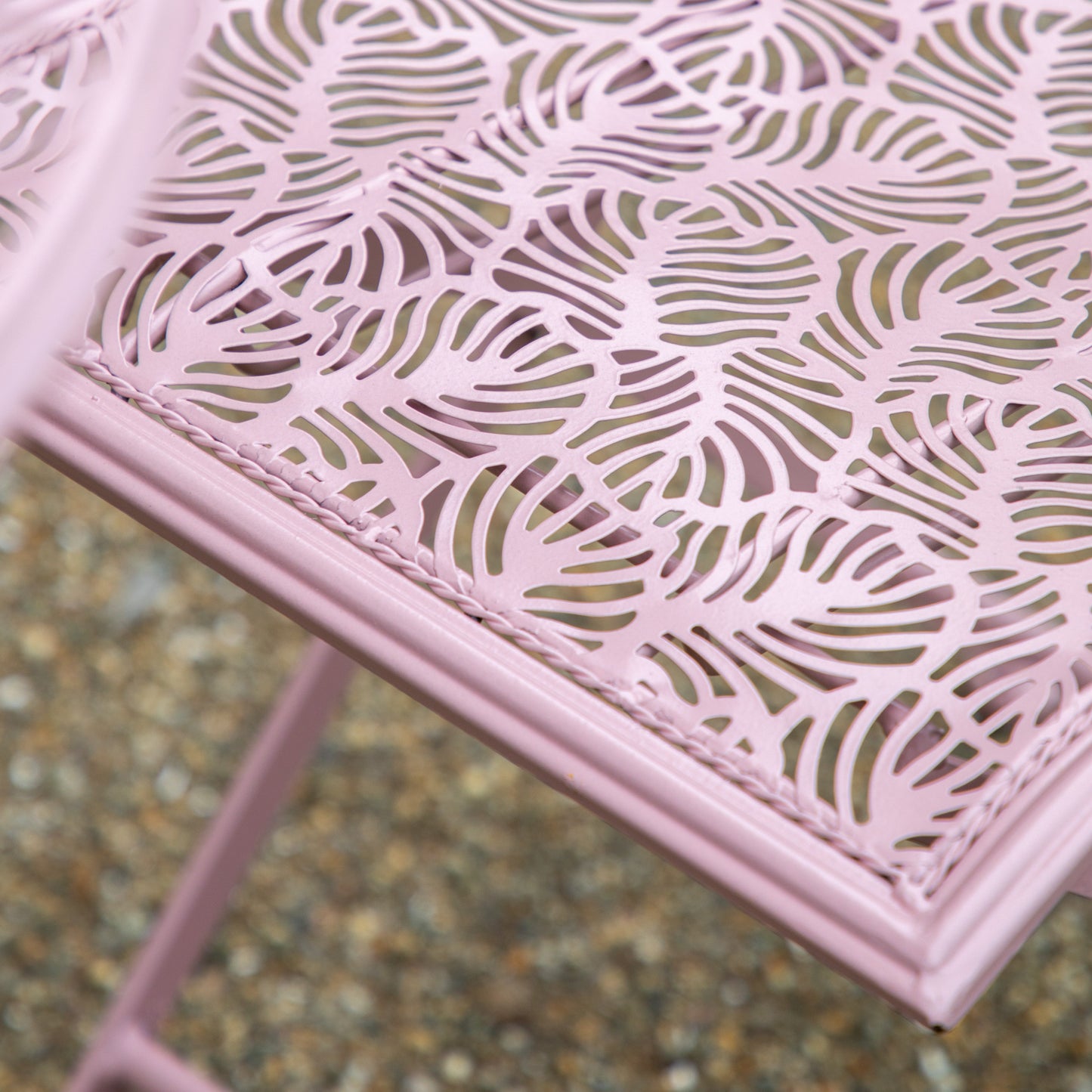 Brindisi 2 Seater Bistro Set Pink