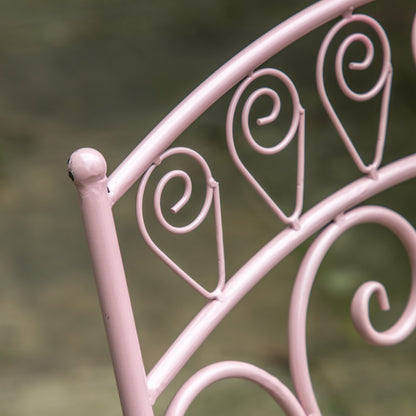 Brindisi 2 Seater Bistro Set Pink