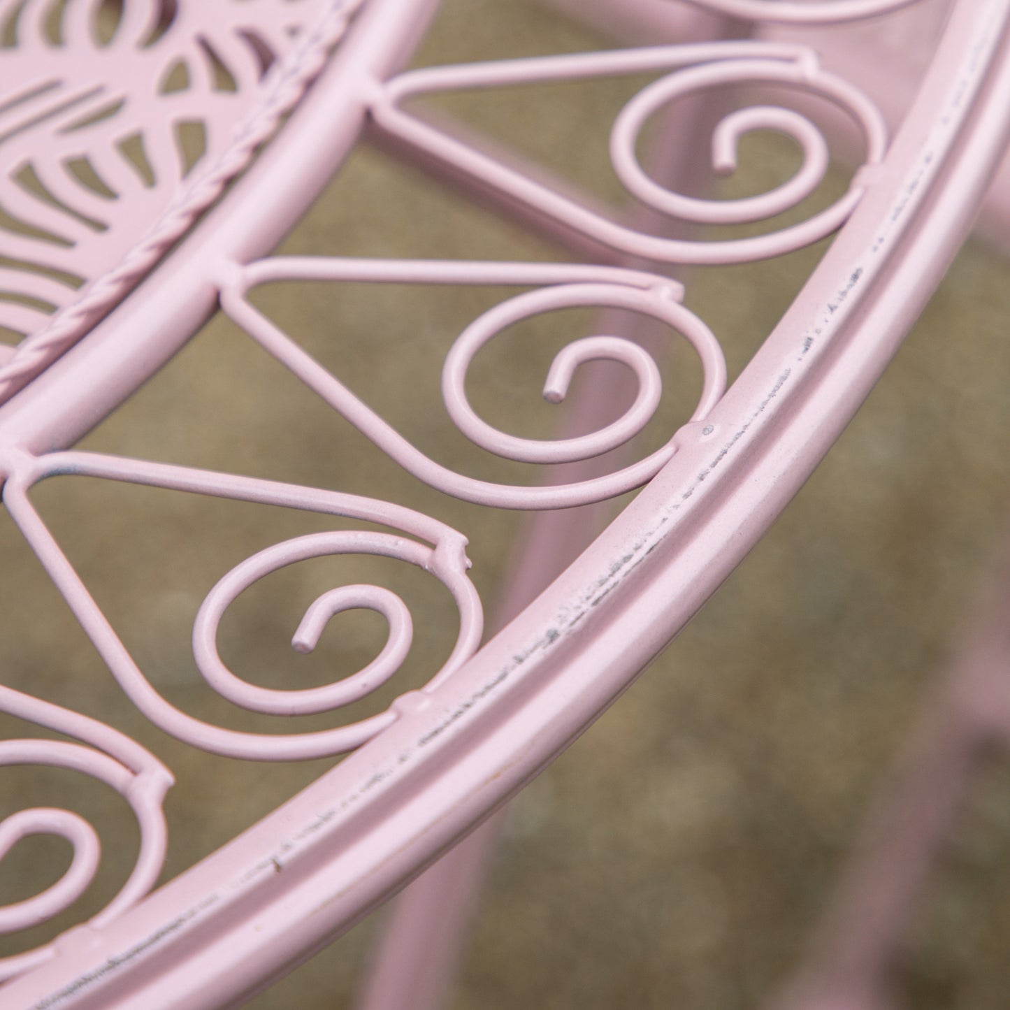 Brindisi 2 Seater Bistro Set Pink