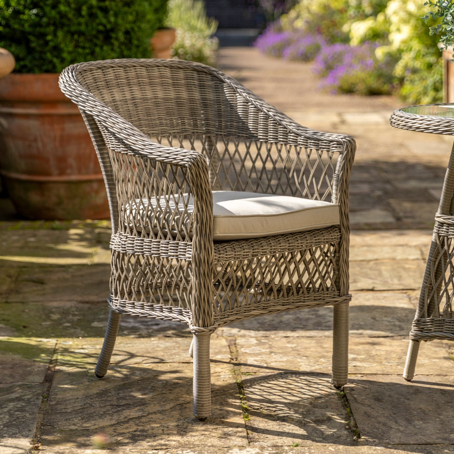 Menton Bistro Set Stone