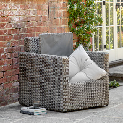 Porto Storage Armchair – Grey