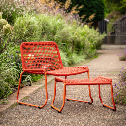 Sassano Lounge Chair with Footstool