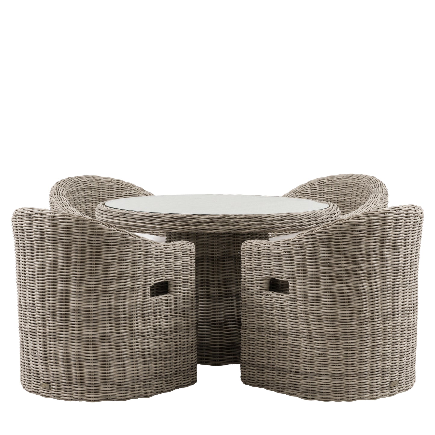 Ragusa 4 Seater Dining Set – Grey