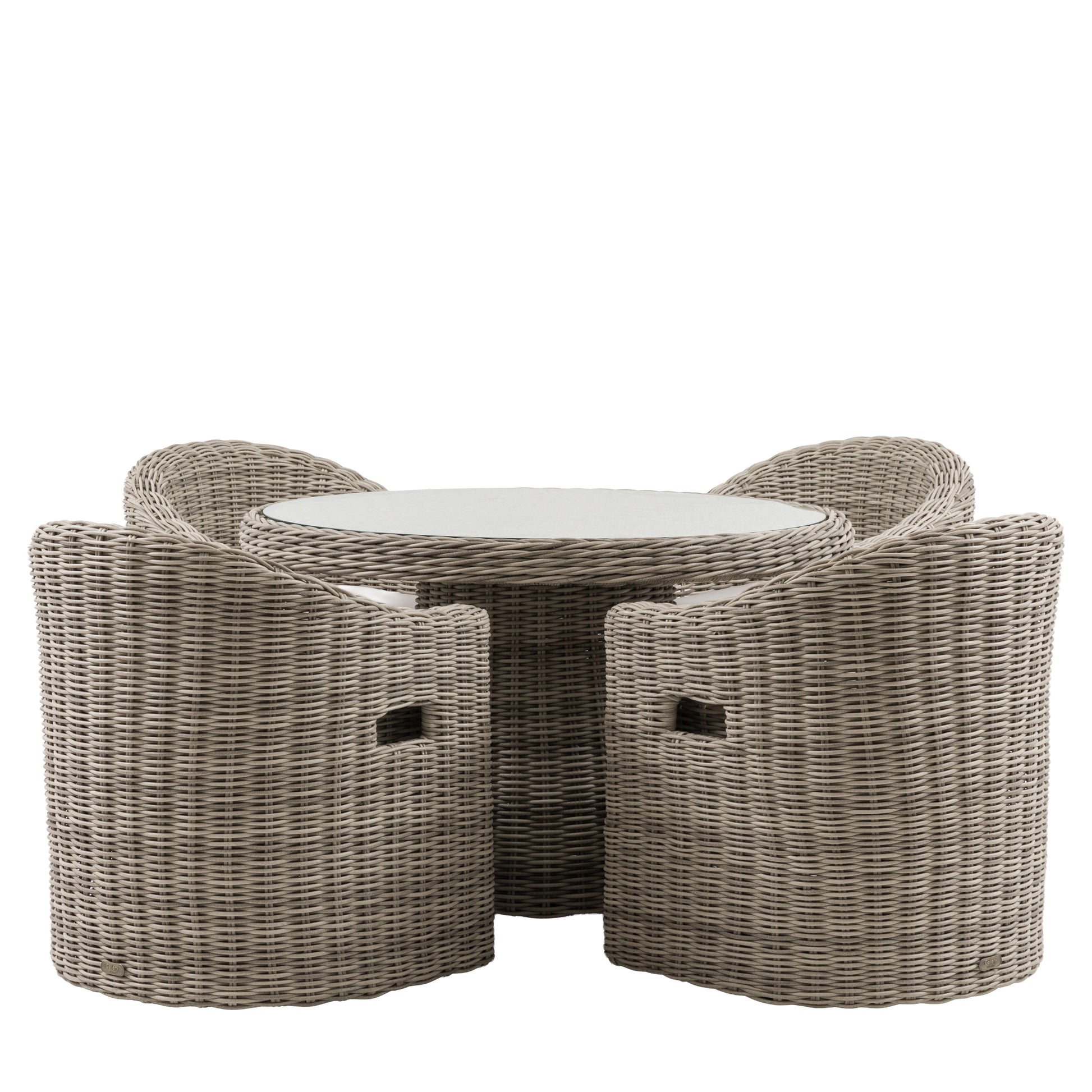 Ragusa 4 Seater Dining Set – Grey