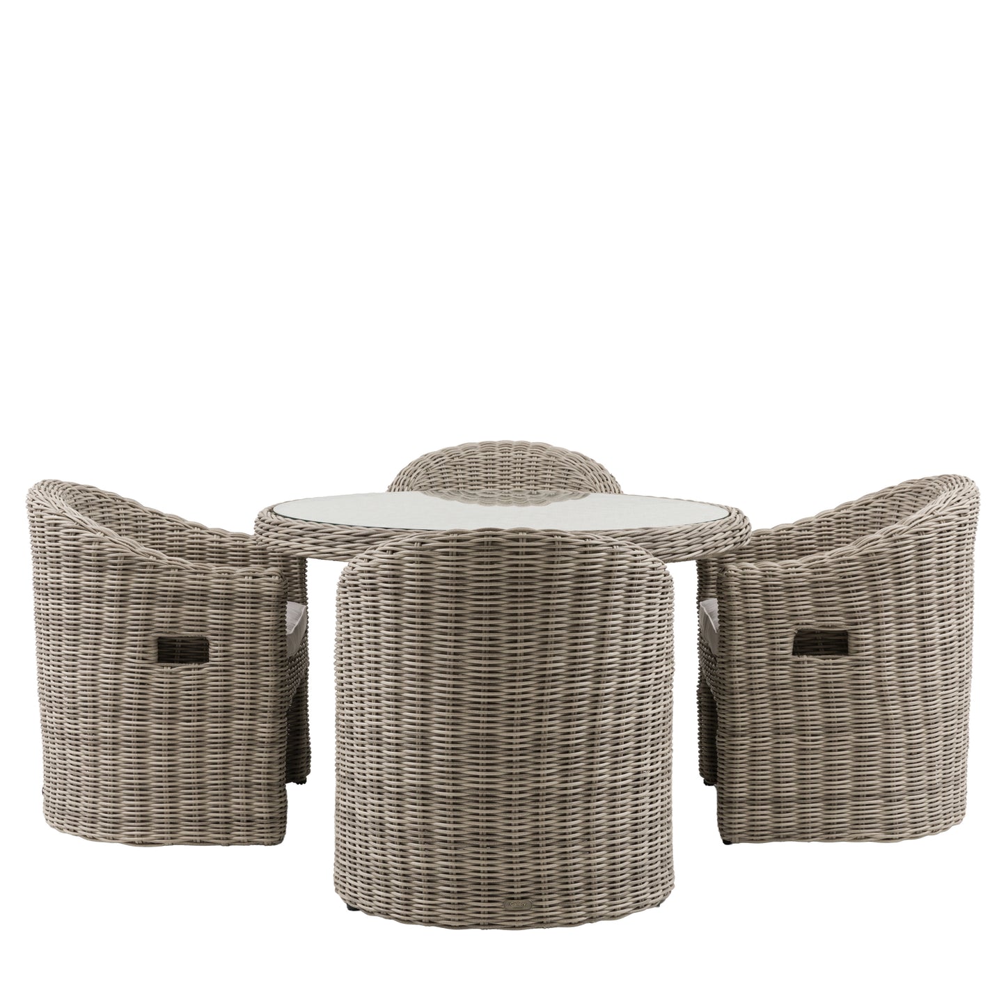 Ragusa 4 Seater Dining Set – Grey