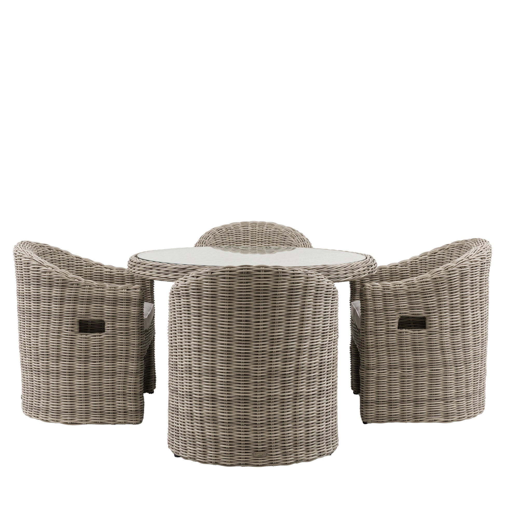 Ragusa 4 Seater Dining Set – Grey