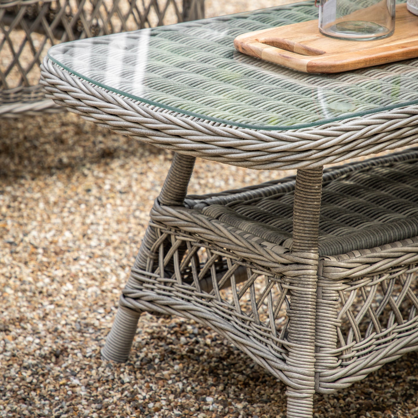 Menton Chaise Set Stone