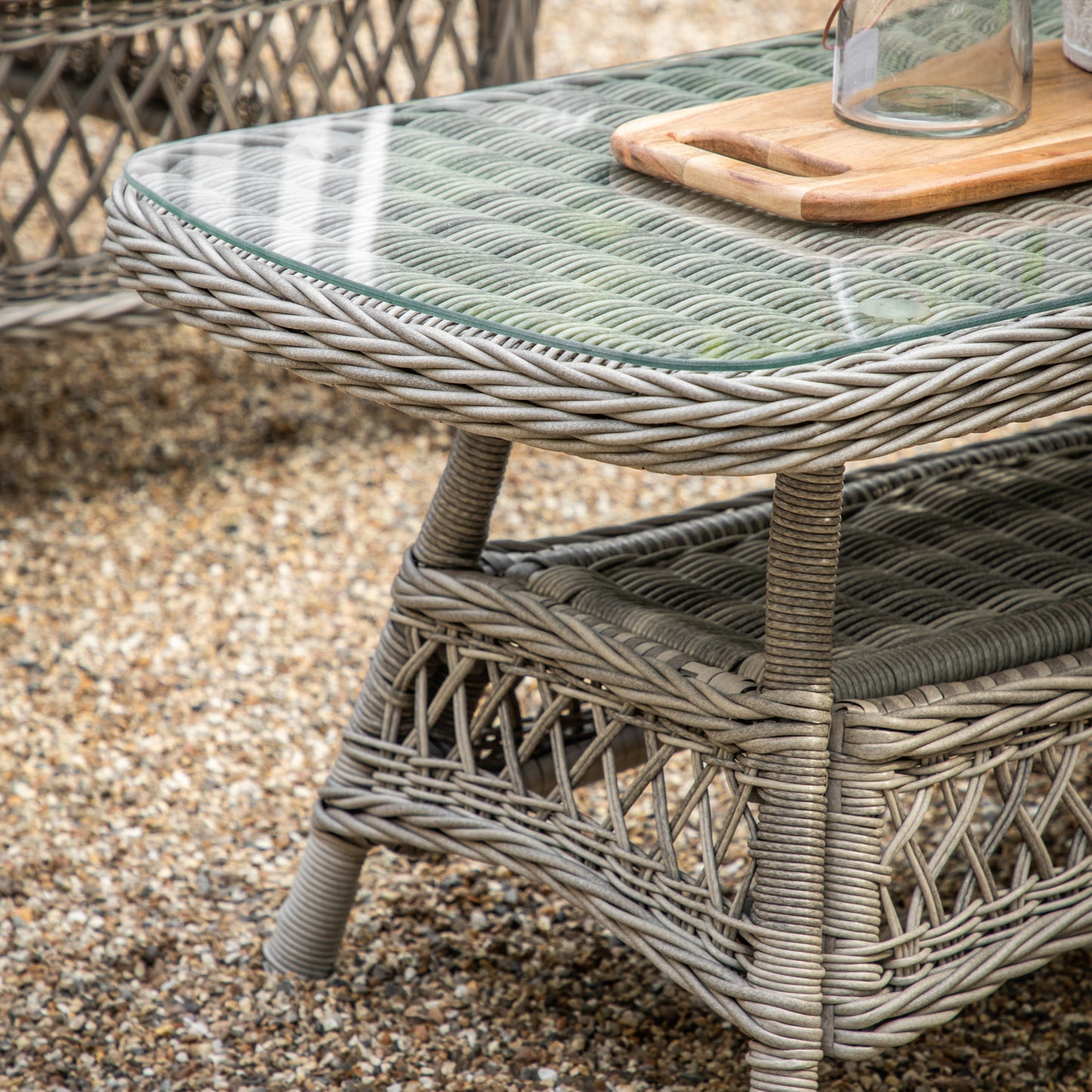 Menton Chaise Set Stone