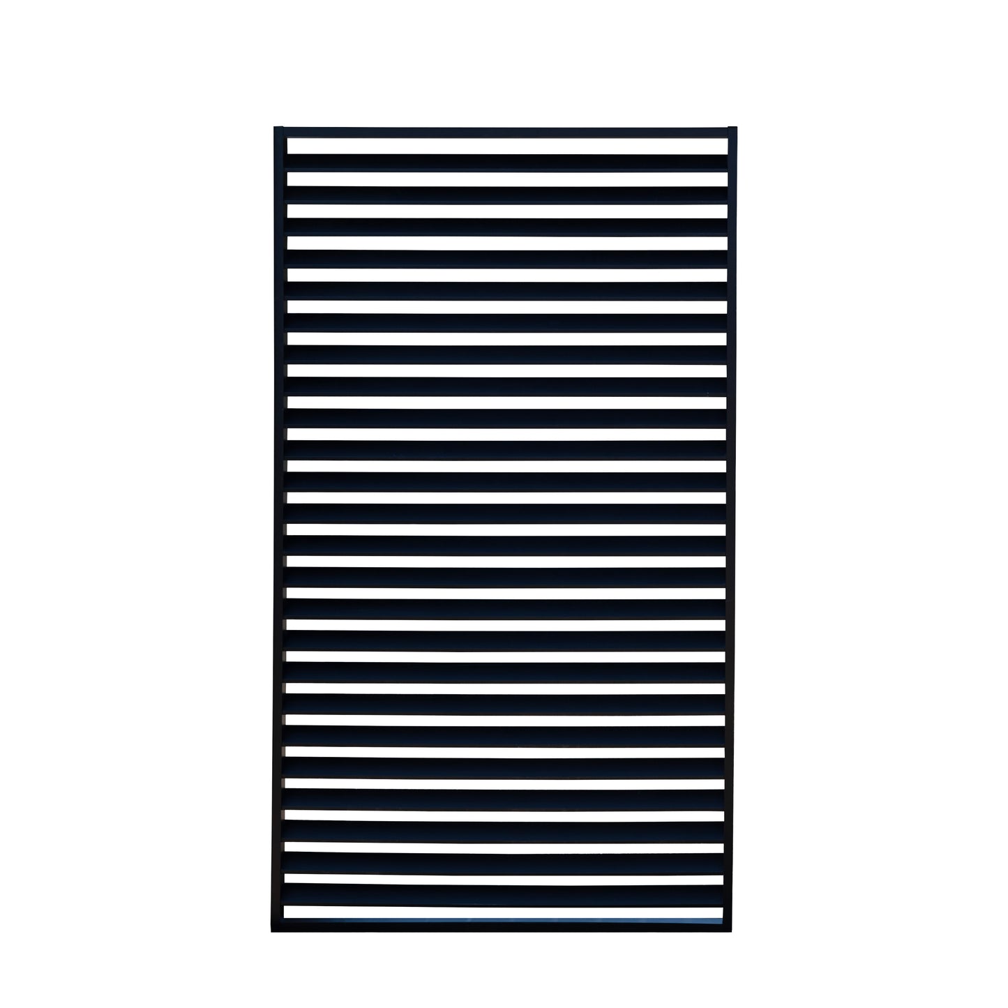 Messina Pergola Swivel Louvre Screen 1230x2180mm – Black