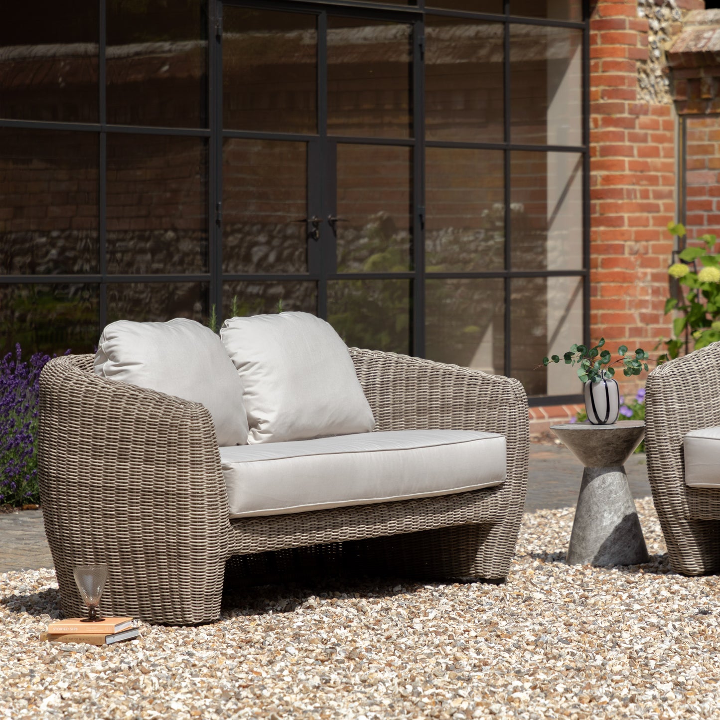 Positano 2 Seater Sofa – Grey