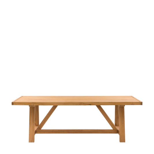 Chatsworth Rectangle Dining Table 2400x1000x760mm – Natural