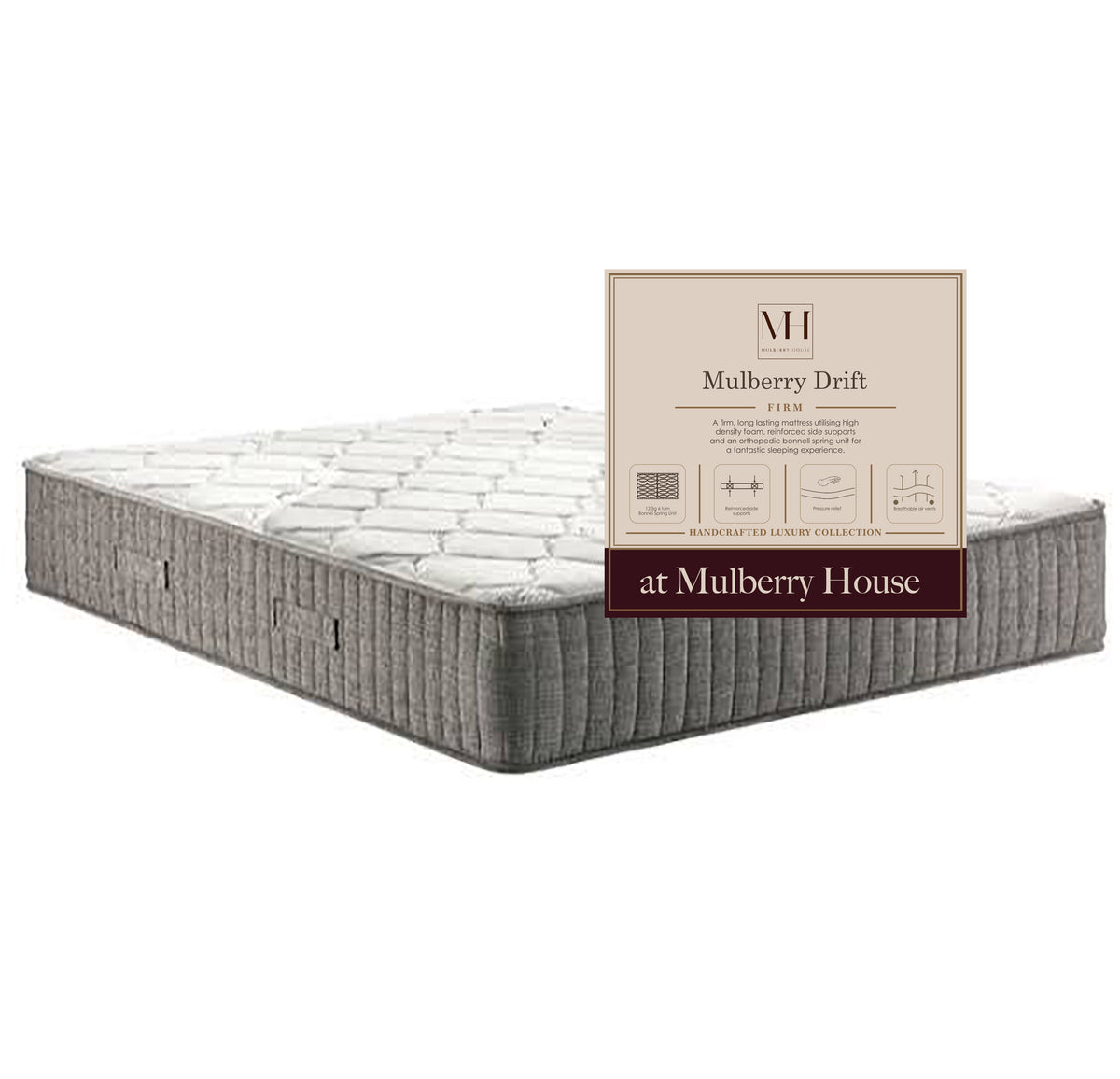 Mulberry Drift mattress — firm — Mulberry House Ballincollig