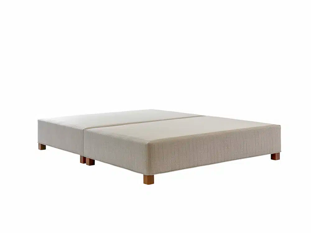 Leg divan with square walnut legs — Mulberry House Ballincollig