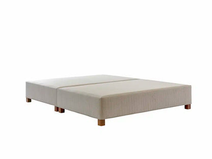 Leg divan with square walnut legs — Mulberry House Ballincollig